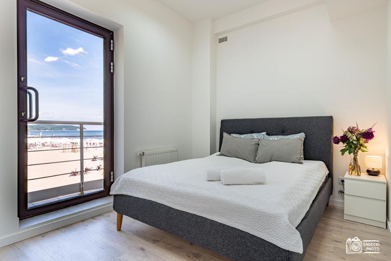 Appartamento Plaza Sopot Esterno foto
